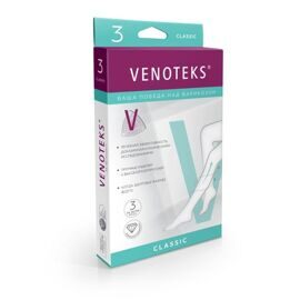 Компрессионные чулки Venoteks 2C213 с открытым носом